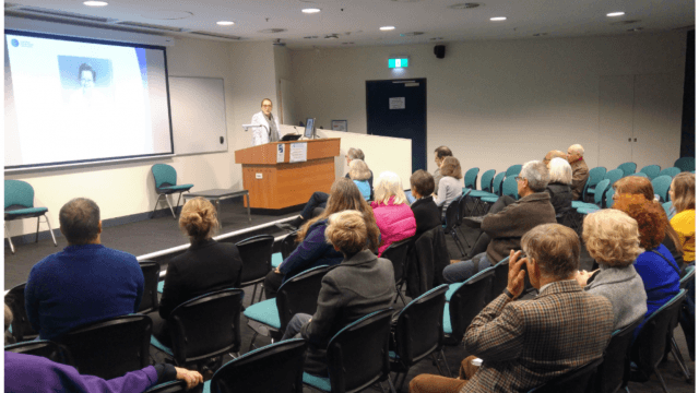 President of Human Rights Commission delivers 2018 Alice Tay Lecture Prof. Rosalind Croucher presenting the 2018 Alice Tay Lecture