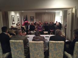 Photo of the book launch