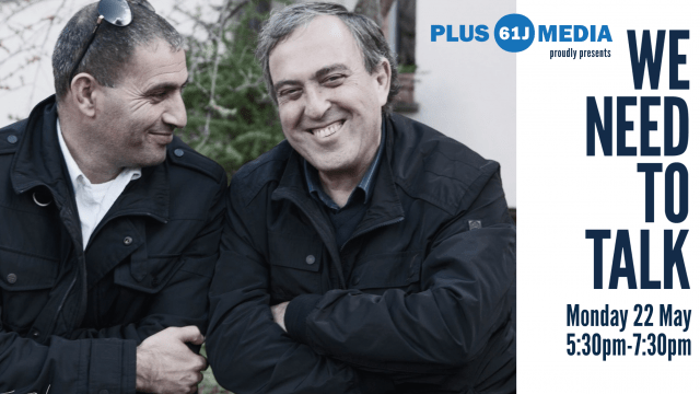 We Need to Talk: Peacebuilders Rami and Bassam in conversation at ANU