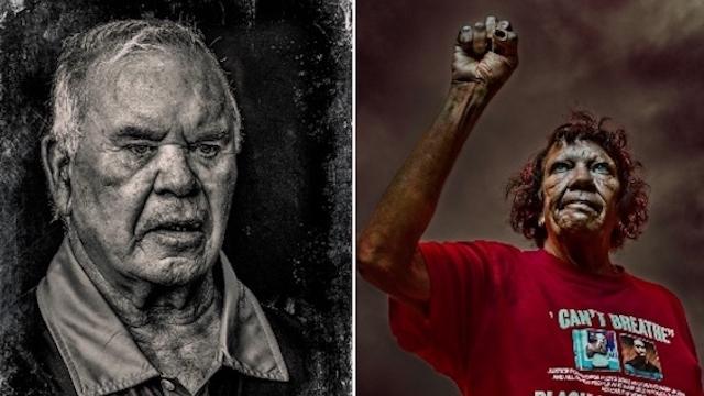 Two First Nations activists included in the exhibition.