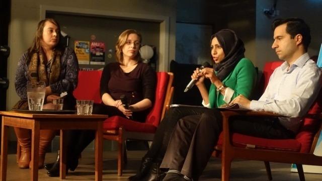 Dr Heba Batainah, Dr Melissa Lovell, Dr Raihan Ismail, Dr Sam Kosari at The Cost of Discrimination film screening, 2018