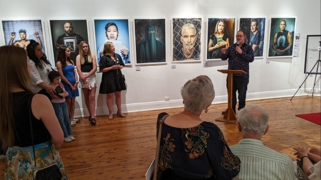 Griffith Gallery hosts anti-racism exhibition We Bleed the Same