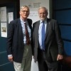 ANU Chancellor Prof. Evans with the Freilich Project Board Chair Prof. Will Christie at Friday night's lecture